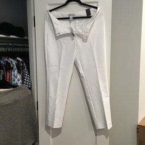 NWT White Slim Ankle Smooth Stretch Pants